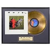 Rush Signals Framed Gold Record